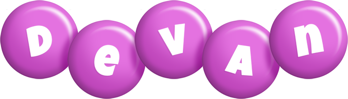 Devan candy-purple logo