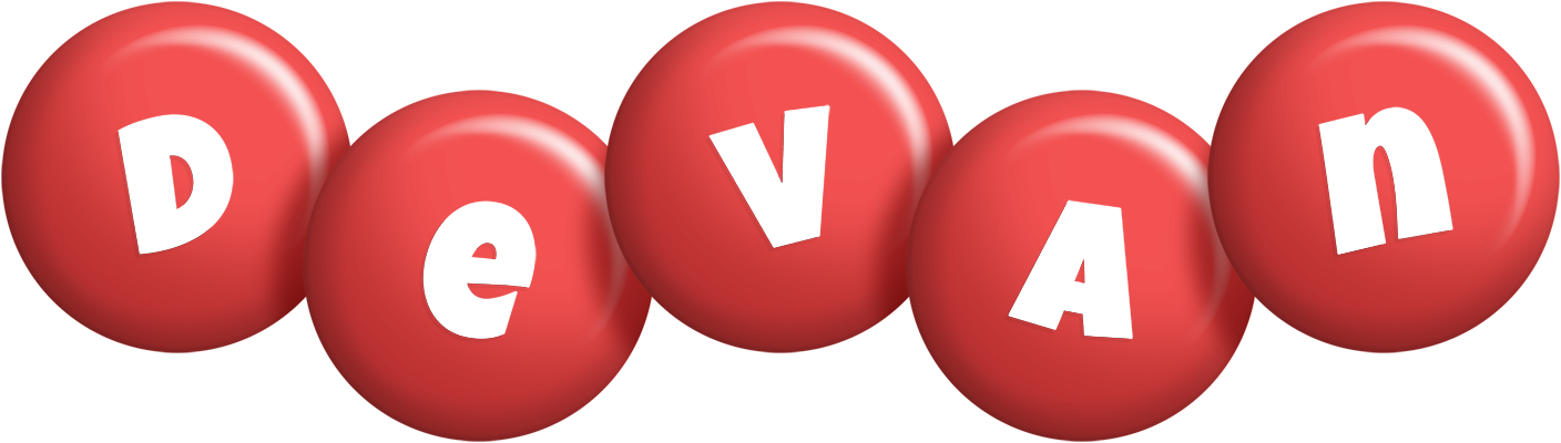 Devan candy-red logo