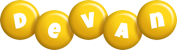 Devan candy-yellow logo