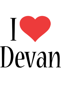 Devan i-love logo