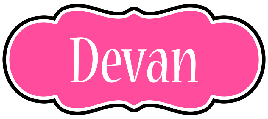 Devan invitation logo