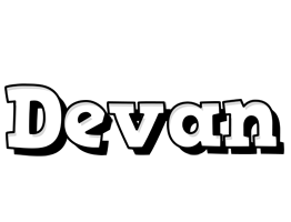 Devan snowing logo