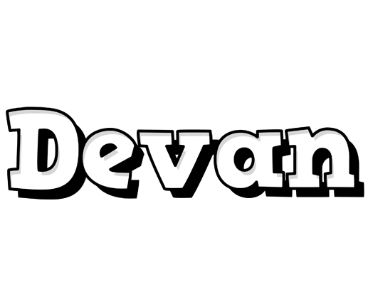 Devan snowing logo