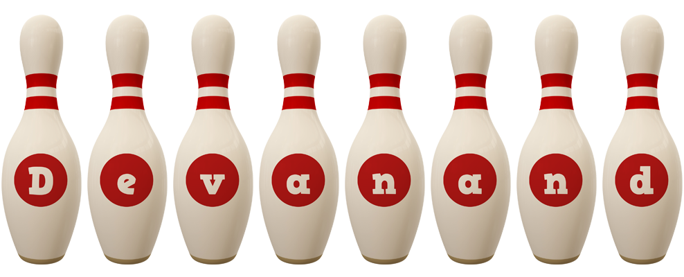 Devanand bowling-pin logo