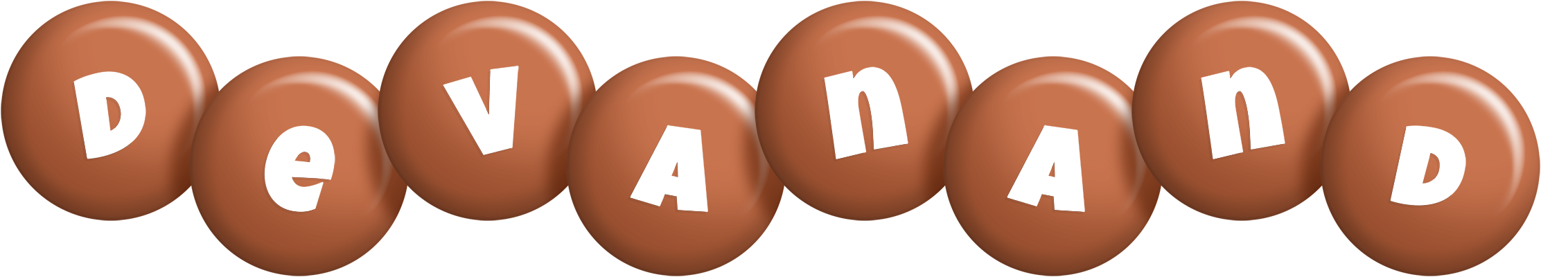 Devanand candy-brown logo