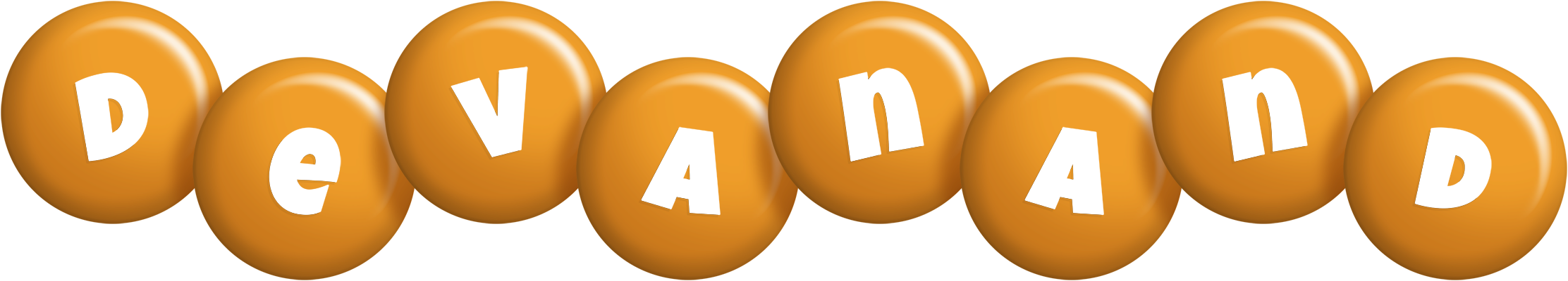 Devanand candy-orange logo