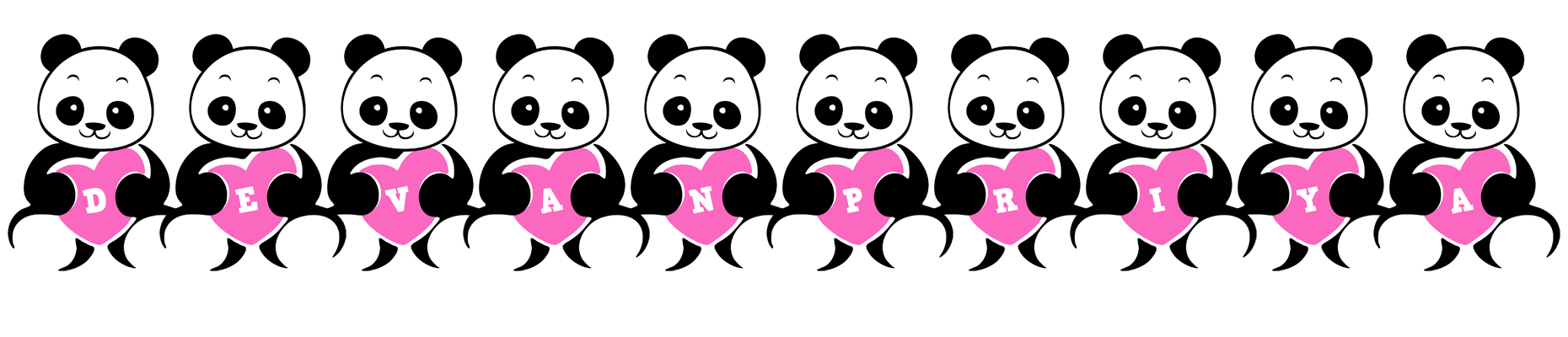 Devanpriya love-panda logo