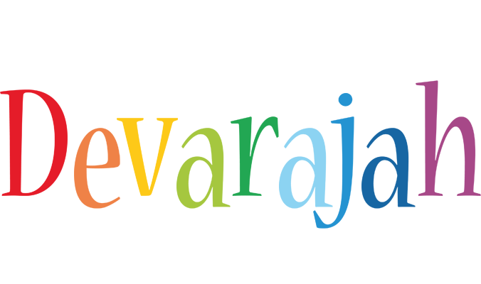 Devarajah birthday logo