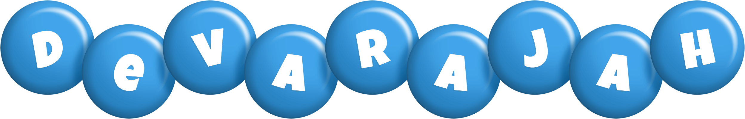 Devarajah candy-blue logo