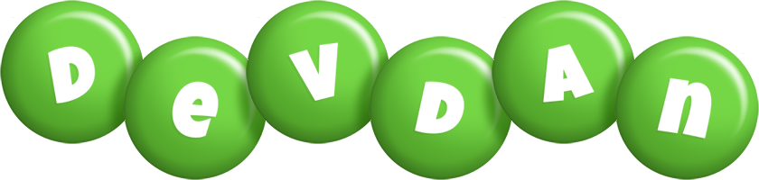 Devdan candy-green logo