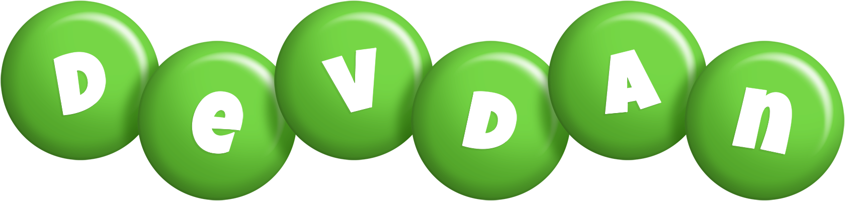 Devdan candy-green logo