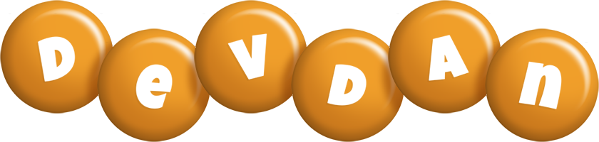 Devdan candy-orange logo