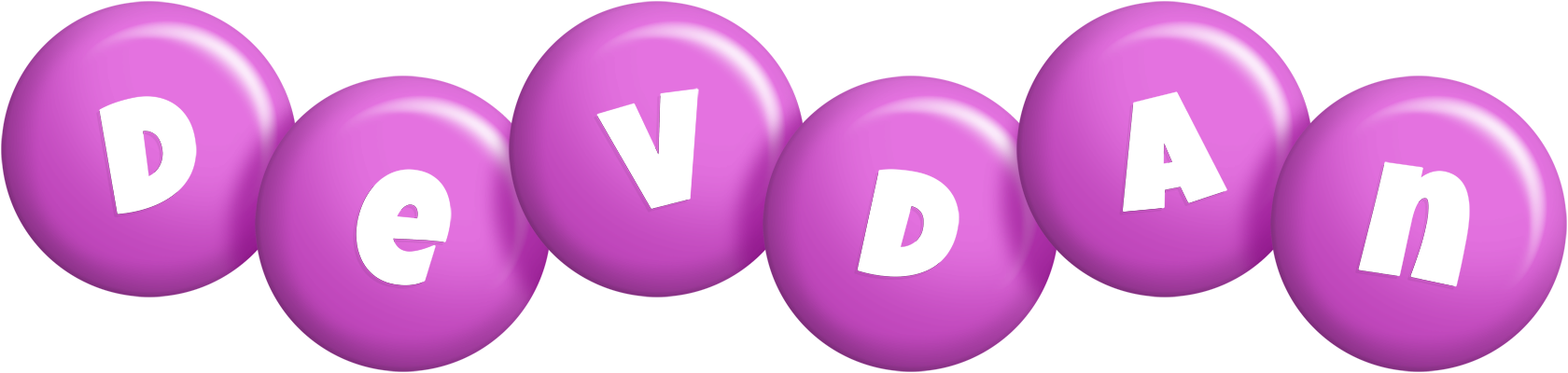 Devdan candy-purple logo
