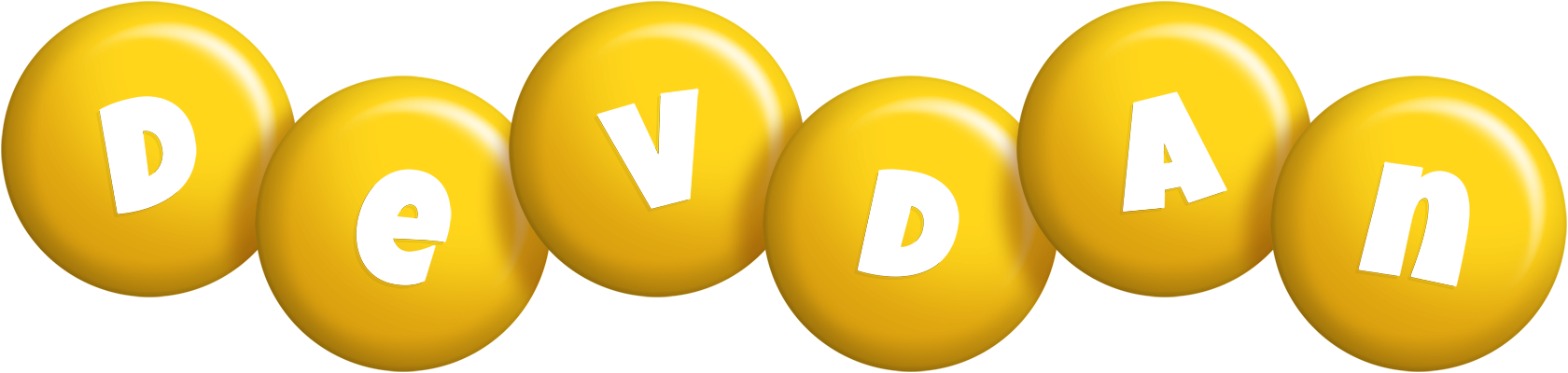 Devdan candy-yellow logo