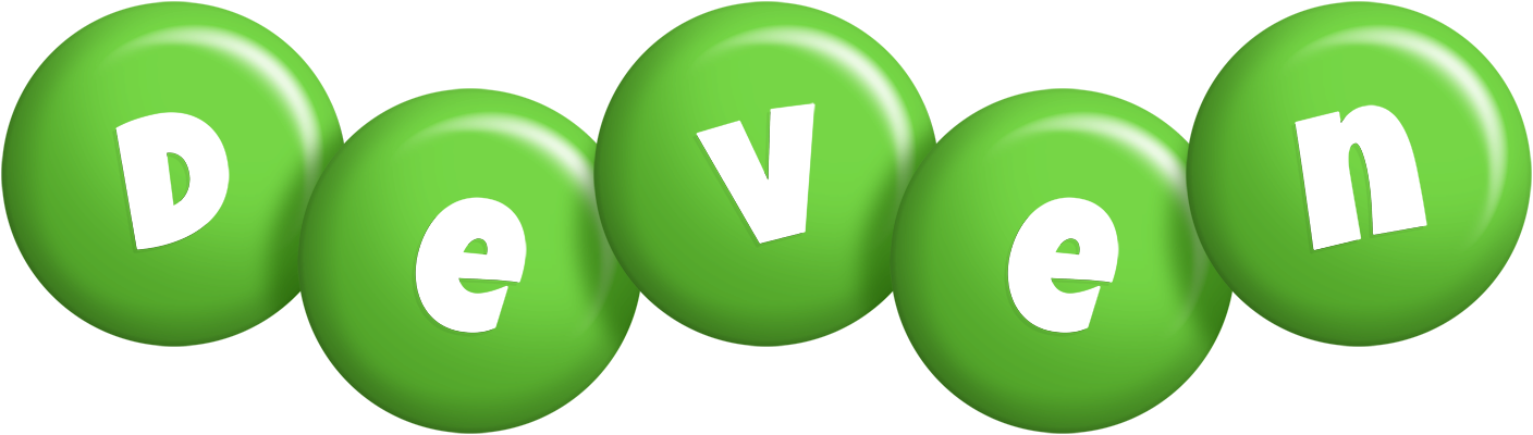 Deven candy-green logo