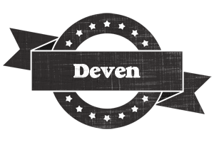 Deven grunge logo