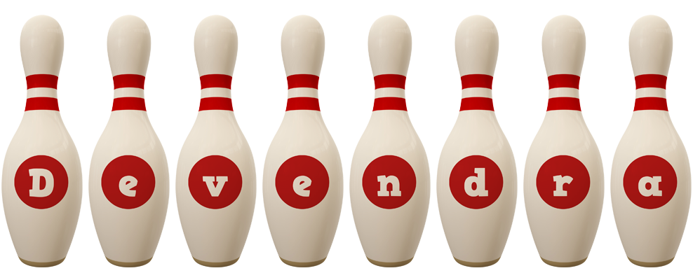 Devendra bowling-pin logo