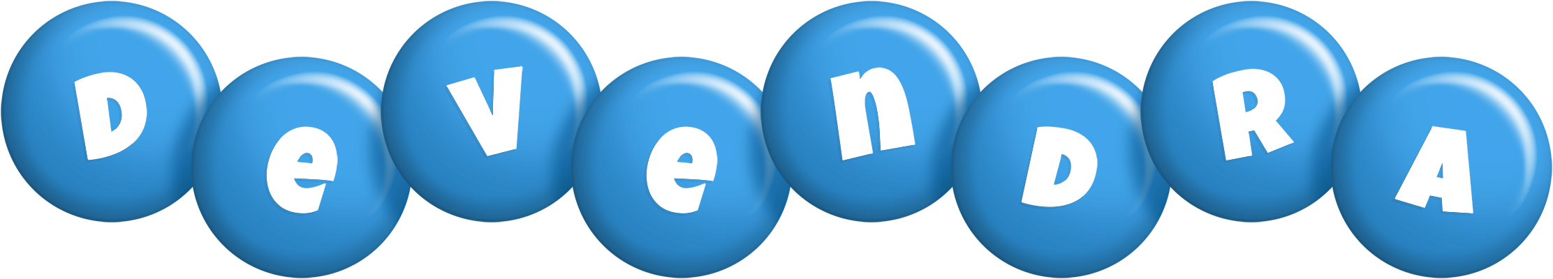 Devendra candy-blue logo