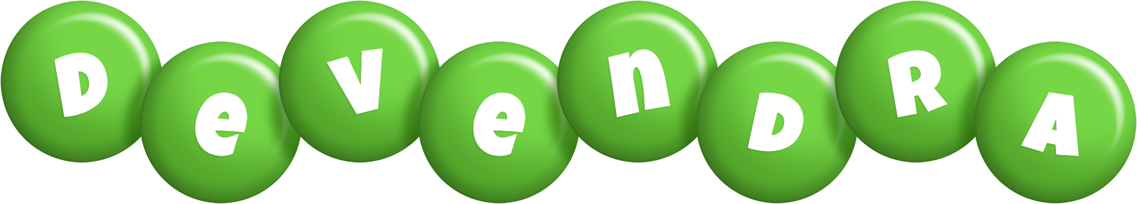 Devendra candy-green logo