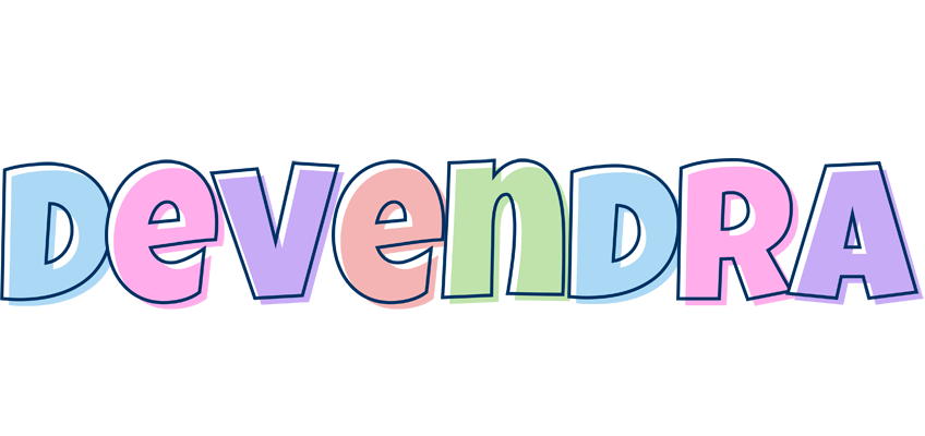 Devendra pastel logo