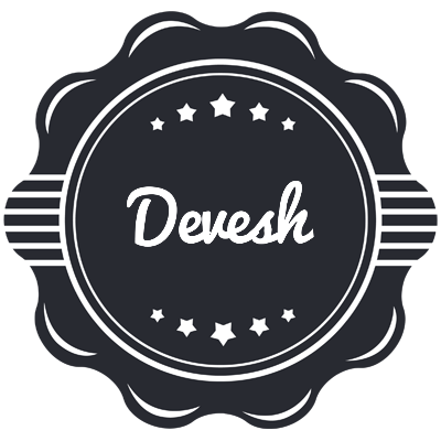 Devesh badge logo