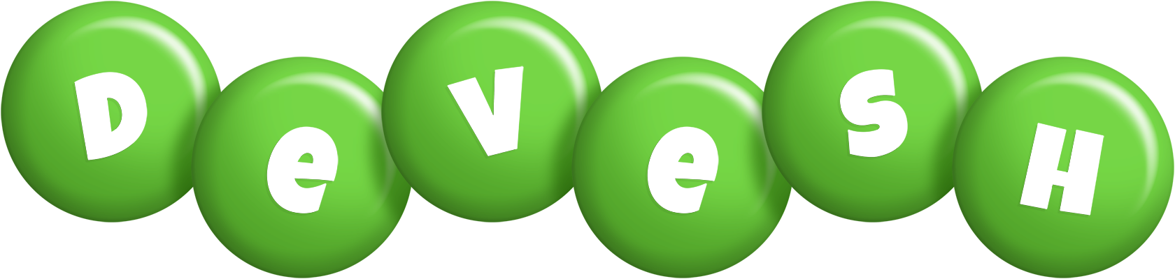 Devesh candy-green logo