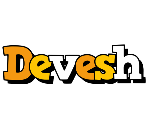 Devesh cartoon logo