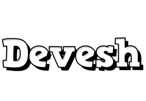 Devesh snowing logo