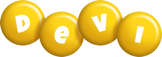 Devi candy-yellow logo
