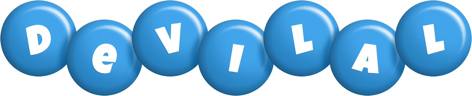 Devilal candy-blue logo