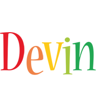 Devin birthday logo