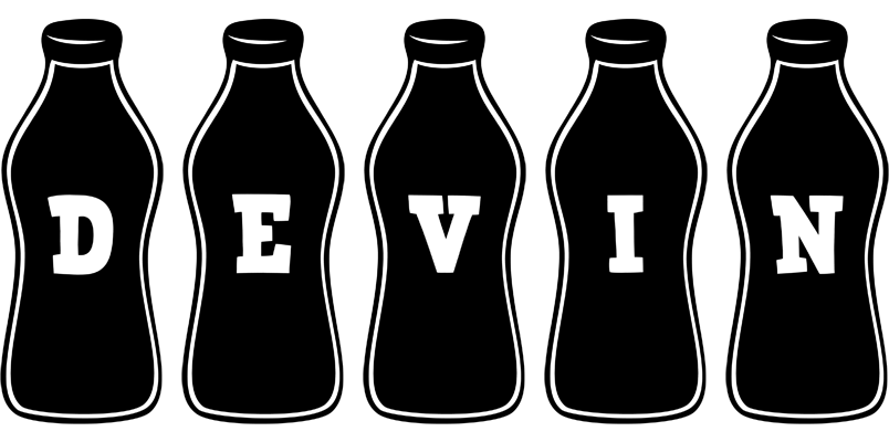 Devin bottle logo