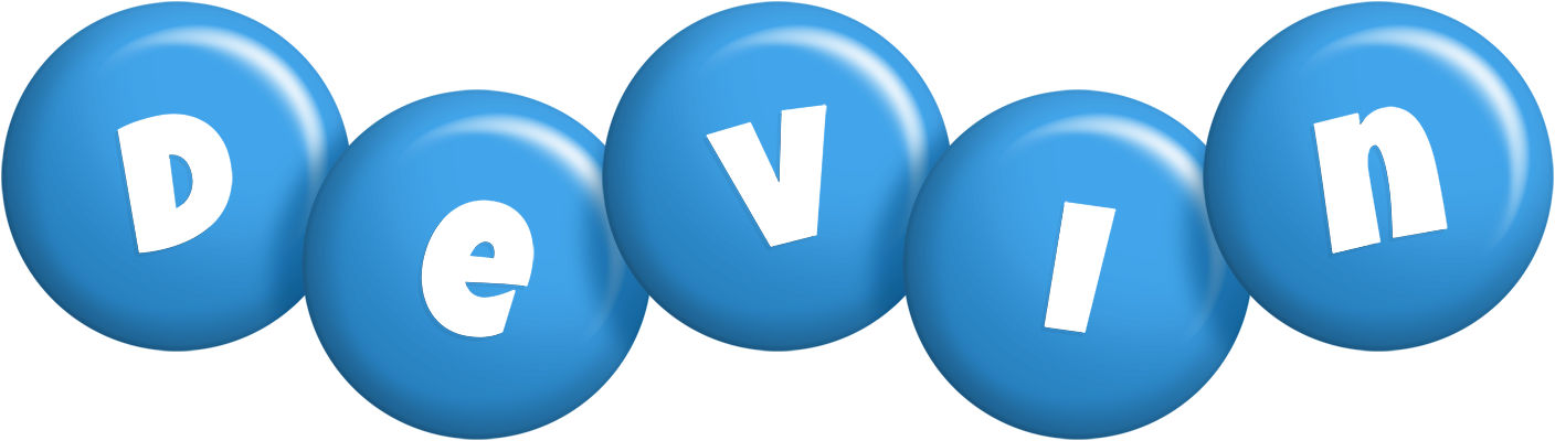 Devin candy-blue logo