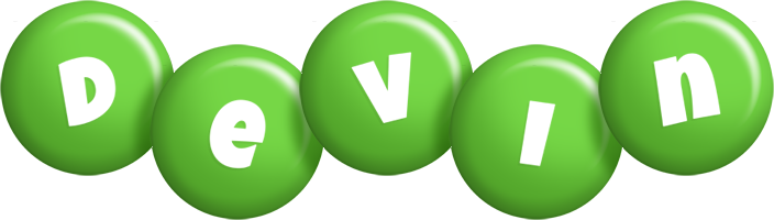 Devin candy-green logo