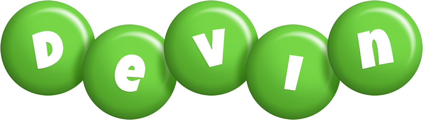 Devin candy-green logo