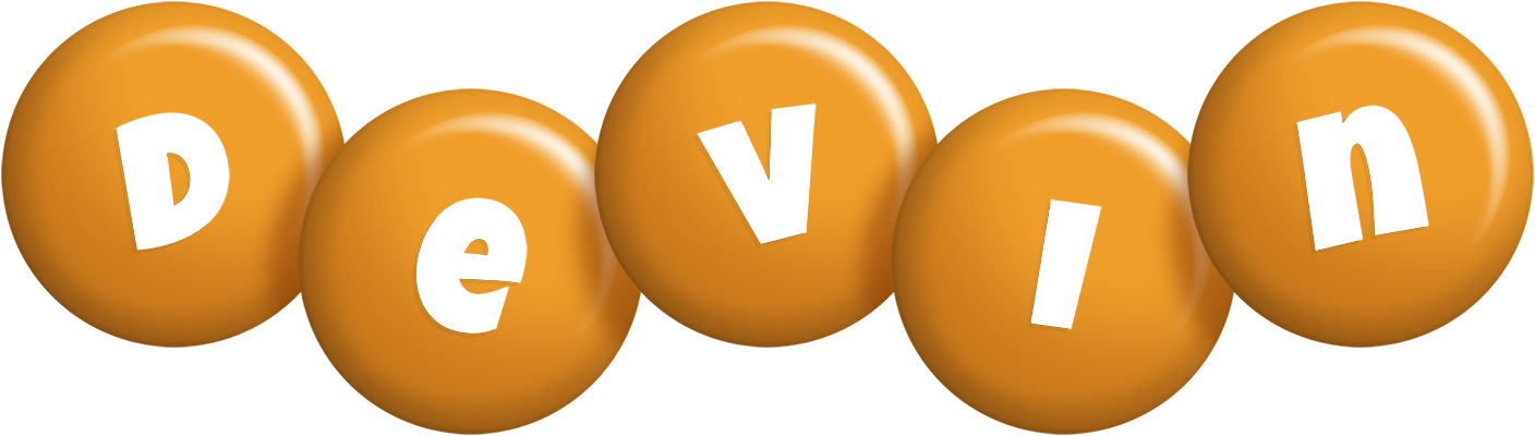 Devin candy-orange logo