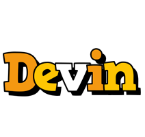 Devin cartoon logo