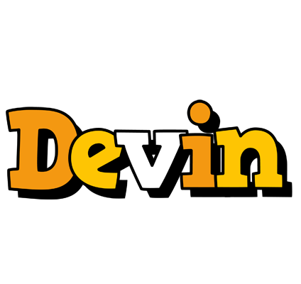 Devin cartoon logo