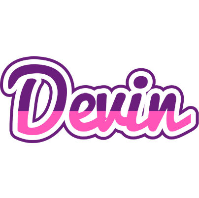 Devin cheerful logo