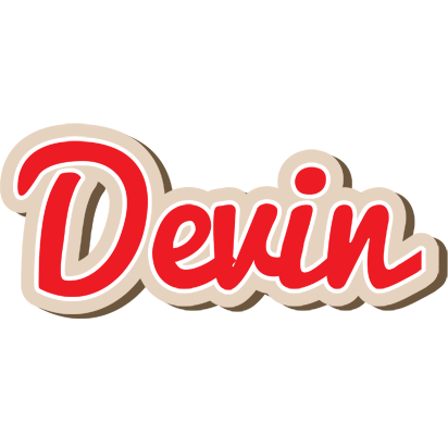 Devin chocolate logo