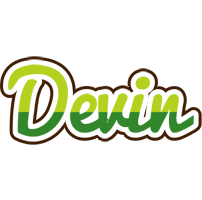 Devin golfing logo