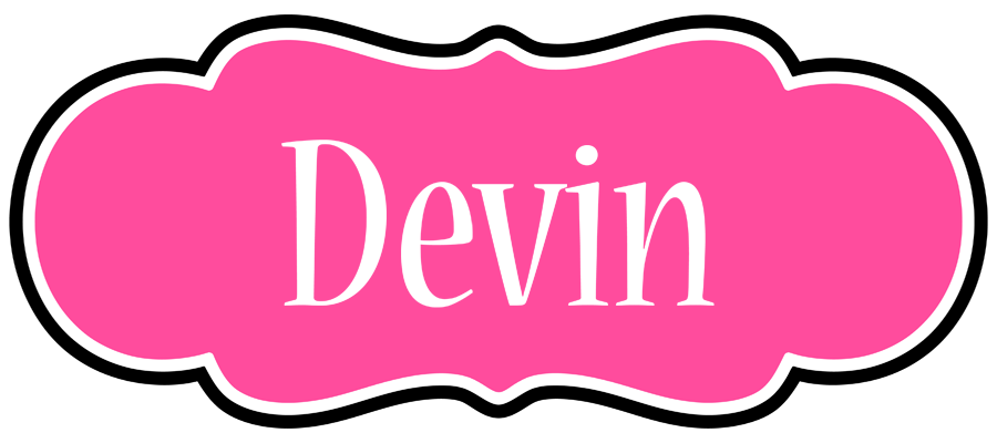 Devin invitation logo