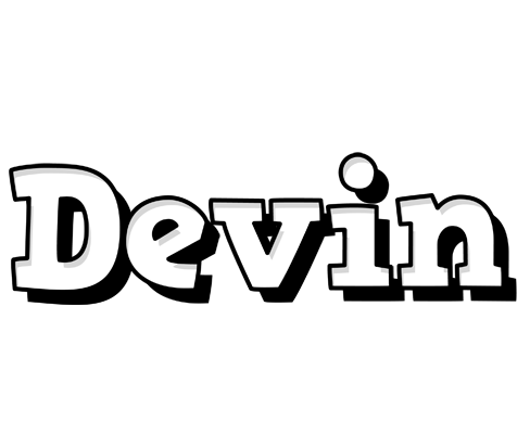 Devin snowing logo