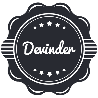 Devinder badge logo