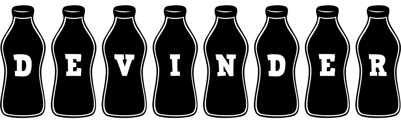 Devinder bottle logo