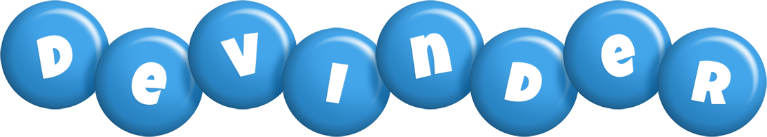 Devinder candy-blue logo