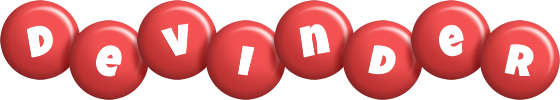 Devinder candy-red logo