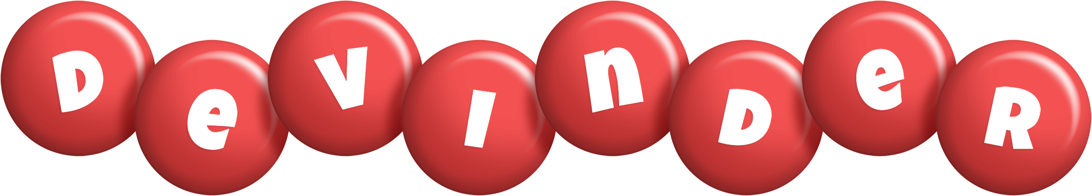 Devinder candy-red logo