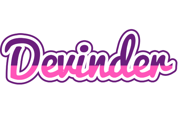 Devinder cheerful logo
