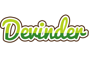 Devinder golfing logo
